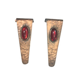 Vintage Hammered Earrings